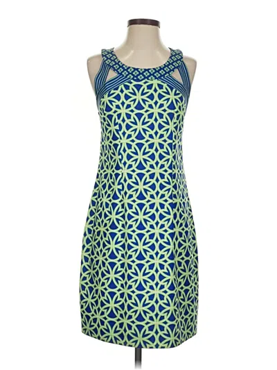 Pre-owned Gretchen Scott Designs Cocktail Dress In Blue