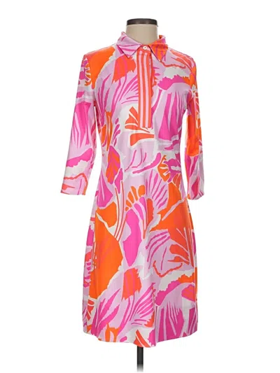 Pre-owned Gretchen Scott Designs Cocktail Dress In Orange