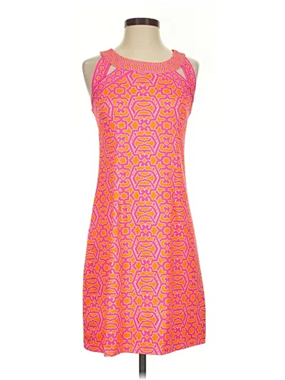 Pre-owned Gretchen Scott Designs Cocktail Dress In Orange