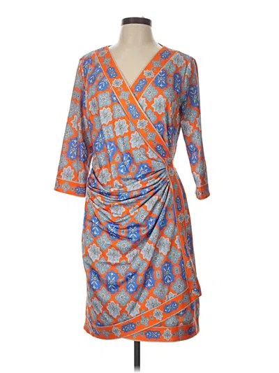 Pre-owned Gretchen Scott Designs Cocktail Dress In Orange