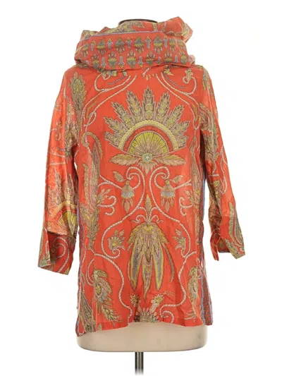 Pre-owned Gretchen Scott Designs Kimono In Orange