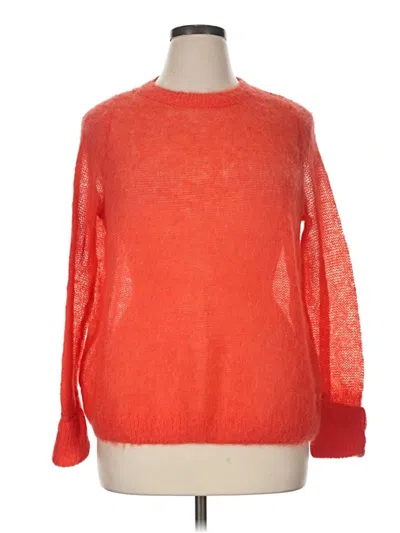 Pre-owned Gretchen Scott Designs Pullover Sweater In Orange