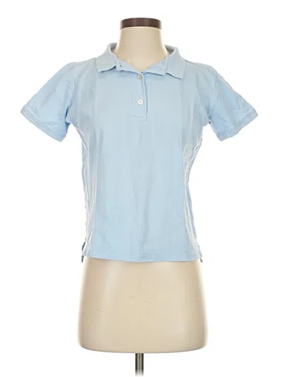 Pre-owned Gretchen Scott Designs Short Sleeve Polo Shirt In Blue