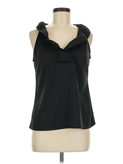 Pre-owned Gretchen Scott Designs Sleeveless Blouse In Black