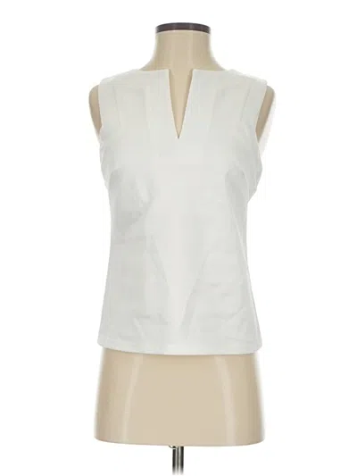 Gretchen Scott Designs Sleeveless Blouse In White