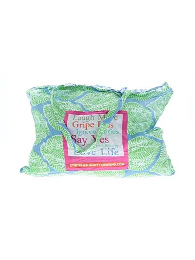 Pre-owned Gretchen Scott Designs Tote Bag In Green