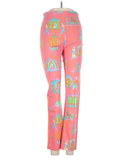 Pre-owned Gretchen Scott Designs Yoga Pants In Pink