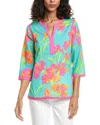 Gretchen Scott Embellished Icon Iris Top In Multi