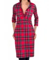 Gretchen Scott Everywhere Dress In Red Multi In Multi