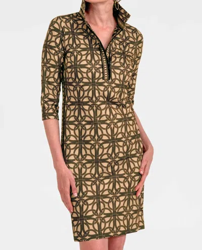 Gretchen Scott Everywhere Ring Toss Dress In Champagne In Multi