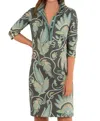 Gretchen Scott Everywhere The Plume Dress In Grey In Gray