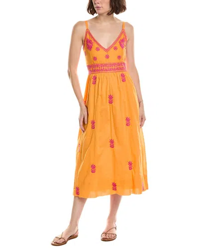 Gretchen Scott Fiesta Dress In Orange