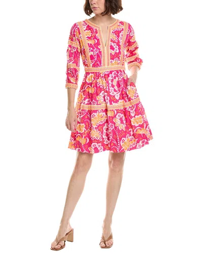Gretchen Scott Floral Dress In Pink