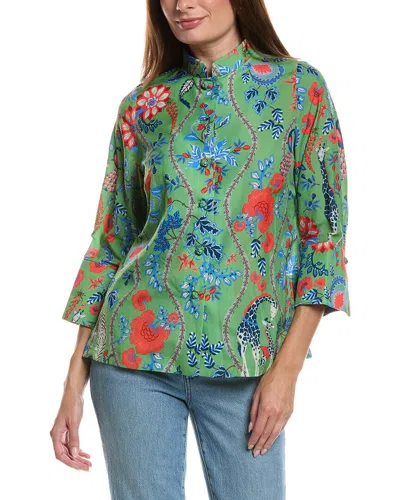 Gretchen Scott Forget Me Knot Top In Green
