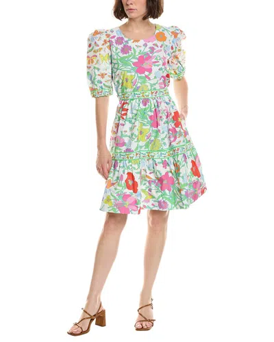 Gretchen Scott Frolic Birds & Bees Dress In White