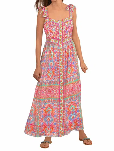 Gretchen Scott Fun In The Sun Dress In Watteau Turquoise In Multi