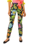 Gretchen Scott Gripeless Pull On Pants In Navy In Multi