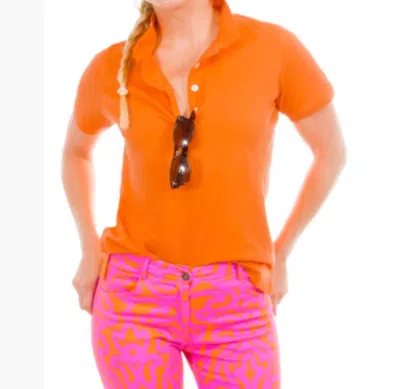 Gretchen Scott Gripeless Polo Shirt In Orange
