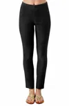 Gretchen Scott Gripeless Pull On Pant In Black In Black