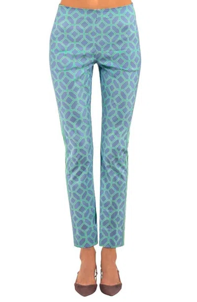 Gretchen Scott Gripeless Pull On Pant In Lucy In The Sky Periwinkle