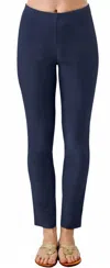 Gretchen Scott Gripeless Pull On Pant In Navy In Blue