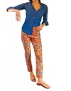 Gretchen Scott Gripeless Pull On Pant In Orange In Orange