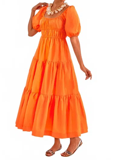 Gretchen Scott Heidi Dress In Orange