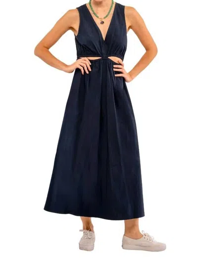 Gretchen Scott Hello Dress In Navy