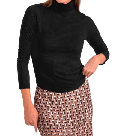 Gretchen Scott Agnes Turtleneck Sweater In Black