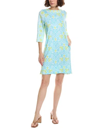Gretchen Scott Jersey Bateau Breeze East India Dress In Blue
