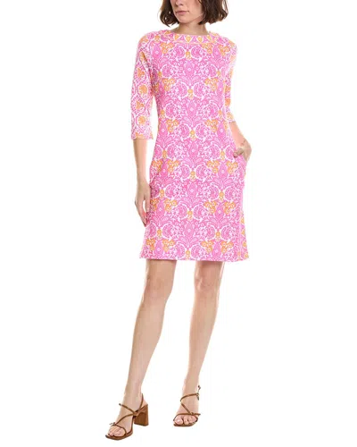 Gretchen Scott Jersey Bateau Breeze East India Dress In Pink