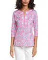 Gretchen Scott Jersey Piazza Top In Multi