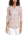 Gretchen Scott Jersey Piazza Top In Pink