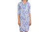 Gretchen Scott Jersey Ruffneck Dress In Watteau Blues In Multi