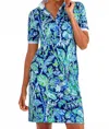 Gretchen Scott Jersey Serve It Up Dress In Vintage Vines In Multi