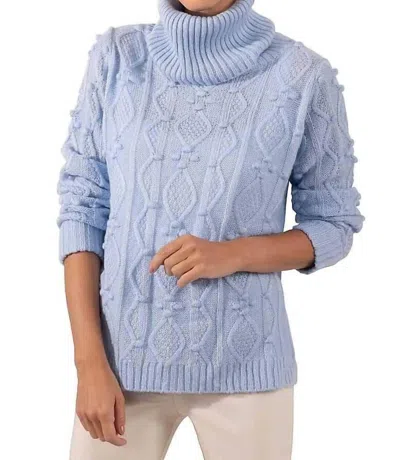 Gretchen Scott Knot Enough Sweater In Periwinkle Blue In Multi