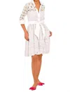 Gretchen Scott Little Bo Peep Midi Dress In White