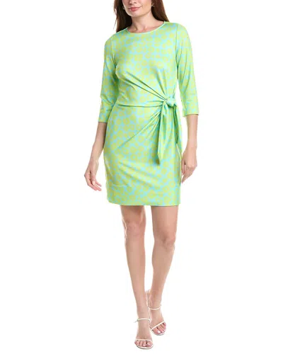 Gretchen Scott Me Jane Cinch & Tie Mini Dress In Blue