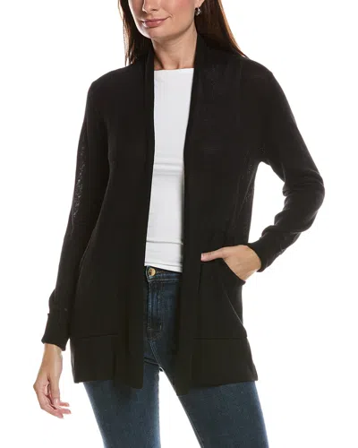 Gretchen Scott Open Cardigan Sweater In Black