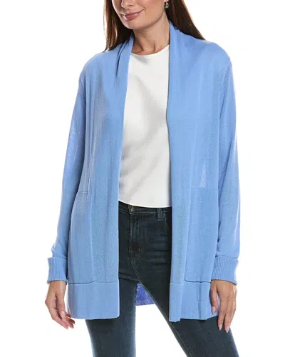 Gretchen Scott Open Cardigan Sweater In Blue