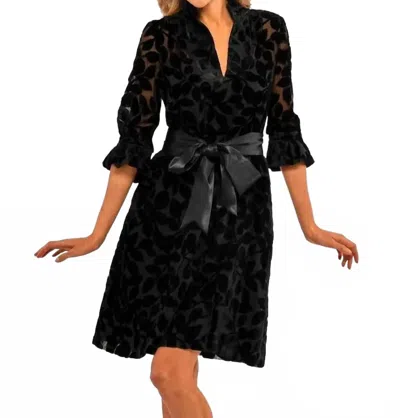 Gretchen Scott Outta Sight Tunic Dress In Black