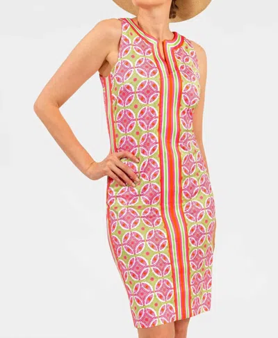 Gretchen Scott Plain Jane Dress In Smell The Roses In Red