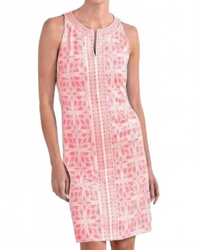 Gretchen Scott Plain Jane Ring Toss Dress In Melon In Pink