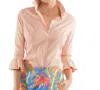 Gretchen Scott Priss Brooks Blouse In Coral In Neutral