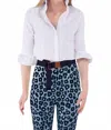 Gretchen Scott Priss Brooks Blouse In White In White
