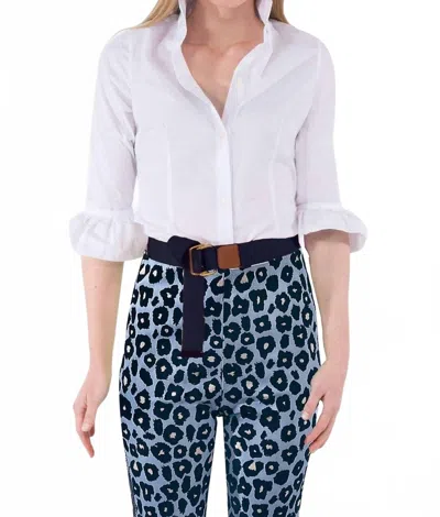 Gretchen Scott Priss Brooks Blouse In White