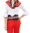 Gretchen Scott Priss Chiffon Blouse In White In White