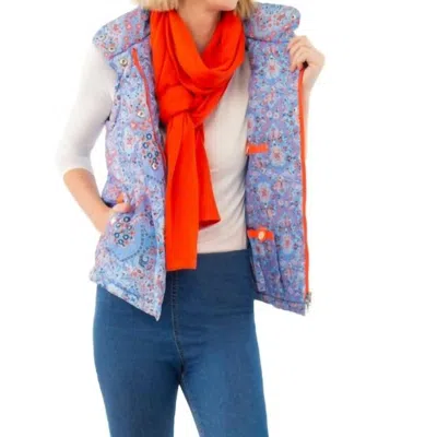 Gretchen Scott Puffer Vest - Pleasantly In Imari In Multi