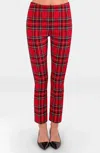 Gretchen Scott Pull On Pants In Red Multi In Red