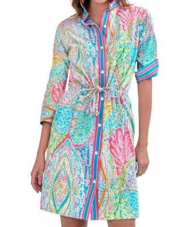 Gretchen Scott Pulley Dress In Bright In Multi